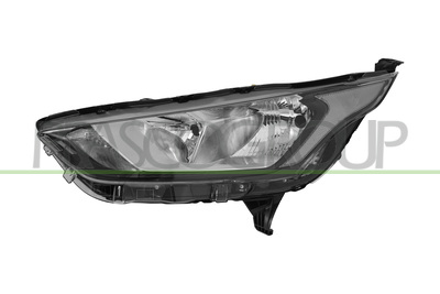 OPTICA IZQUIERDA H7+H15-ELECTRICA-CON MOTOR-NEGRA-MONTAJE VALEO