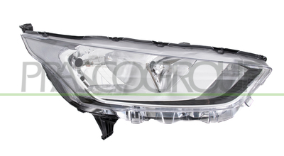 OPTICA DERECHA H7+H15-ELECTRICA-CON MOTOR-CROMADA-MONTAJE VALEO