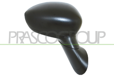 ESPEJO DERECHO ELECTRICO-NEGRO-TERMICO-CON SONDA-CONVEXO/CROMADO 7H7P