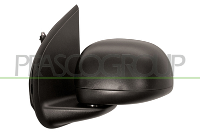 ESPEJO IZQUIERDO-ELECTRICO-NEGRO-CONVEXO-3 PINES