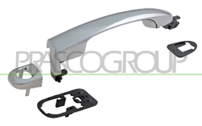 MANETA EXTERIOR DELANTERA IZQUIERDA CROMADA-CON AGUJERO LLAVE MOD. DYNAMIC / EMOTION