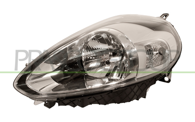 OPTICA IZQUIERDA H4 ELECTRICA-CON MOTOR-CROMADA