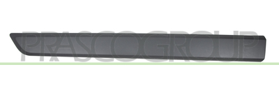 MOLDURA PUERTA DELANTERA IZQUIERDA CON CLIPS-NEGRO/GRANULADO