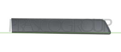 MOLDURA PUERTA TRASERA DERECHA-CON CLIPS-NEGRO/GRANULADO