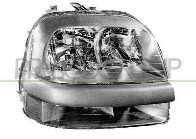 OPTICA IZQUIERDA H1+H7 ELECTRICA-SIN MOTOR