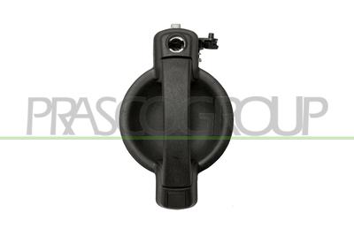 MANETA EXTERIOR PORTON ABATIBLE-CON AGUJERO LLAVE-NEGRA