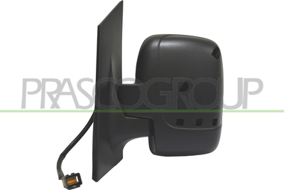 ESPEJO IZQUIERDO-ELECTRICO-TERMICO-IMPRIMADO-ABATIBLE-CRISTAL SIMPLE-CONVEXO/CROMADO