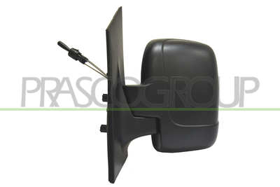 ESPEJO IZQUIERDO-MECANICO-NEGRO-CONVEXO/CROMADO-CRISTAL DOBLE