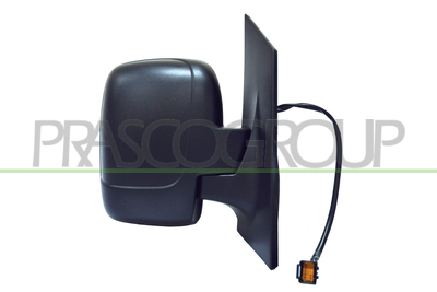 ESPEJO DERECHO ELECTRICO-NEGRO-TERMICO-CON SONDA-CONVEXO/AZUL-CRISTAL DOBLE