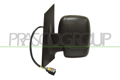 ESPEJO IZQUIERDO-ELECTRICO-NEGRO-TERMICO-ABATIBLE-CRISTAL DOBLE-CONVEXO/CROMADO