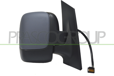 ESPEJO DERECHO ELECTRICO-TERMICO-IMPRIMADO-CON SONDA-ABATIBLE-CRISTAL DOBLE-CONVEXO/CROMADO