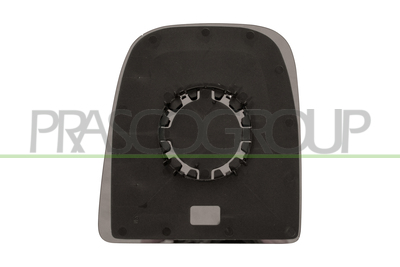 CRISTAL+SOPORTE SUPERIOR DERECHO-CONVEXO-CROMADO