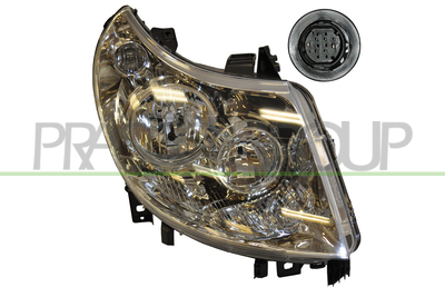 OPTICA DERECHA H1+H7 ELECTRICA-CON MOTOR-8 PINES MOD. > 12/10