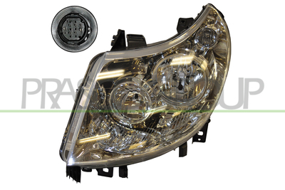 OPTICA IZQUIERDA H1+H7 ELECTRICA-CON MOTOR-8 PINES MOD. > 12/10
