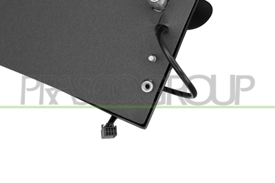 ESPEJO DERECHO-MANUAL-NEGRO-CON PILOTO-CONVEXO-BRAZO CORTO-BOMBILLA 16W
