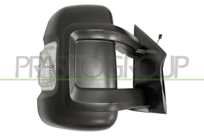 ESPEJO DERECHO ELECTRICO-NEGRO-TERMICO-CON PILOTO BLANCO-CONVEXO-BRAZO LARGO-8 PINES