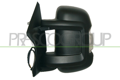 ESPEJO IZQUIERDO-ELECTRICO-NEGRO-TERMICO-CON PILOTO-BRAZO CORTO-BOMBILLA 5W