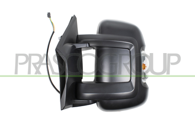 ESPEJO IZQUIERDO-ELECTRICO-NEGRO-TERMICO-CON PILOTO-BRAZO CORTO-BOMBILLA 16W-8 PINES