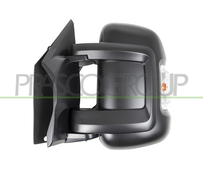 ESPEJO IZQUIERDO-ELECTRICO-NEGRO-TERMICO-CON SONDA-CON PILOTO-BRAZO CORTO-BOMBILLA 16W