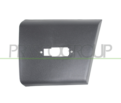 MOLDURA PILAR IZQUIERDO-NEGRA-GRANULADO-CON CLIPS DE FIJACION-CON AGUJERO LUZ DE GALIBO MOD. PASO LUNGO