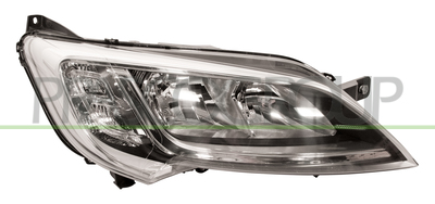 OPTICA DERECHA H7+H7 ELECTRICA-CON MOTOR-CROMADA