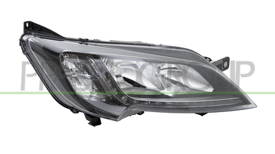 OPTICA DERECHA H7+H7 ELECTRICA-CON MOTOR-CON LUZ DE GIRO-LED-NEGRA