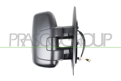ESPEJO DERECHO ELECTRICO-NEGRO-TERMICO-CON PILOTO-BRAZO CORTO-CONVEXO-7 PINES