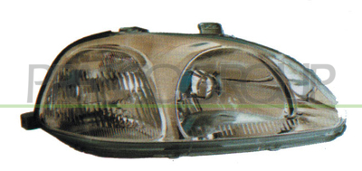 OPTICA DERECHA H4 ELECTRICA-SIN MOTOR MOD. 3 PUERTAS