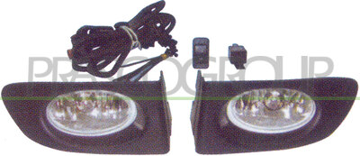 Juego antinieblas con cables