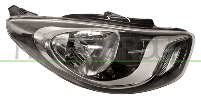 OPTICA DERECHA H4 ELECTRICA-CON MOTOR-NEGRA