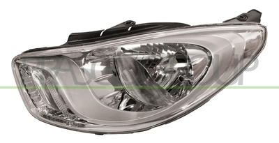 OPTICA IZQUIERDA H4 ELECTRICA-CON MOTOR-CROMADA