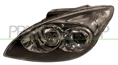 OPTICA IZQUIERDA H1+H7 ELECTRICA-CON MOTOR-NEGRA - MOD. 04/2009>