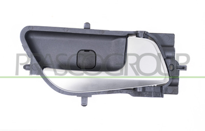 MANECILLA INTERIOR DELANTERA/TRASERA DERECHA CON PALANCA PLATA-ESCUDO NEGRO