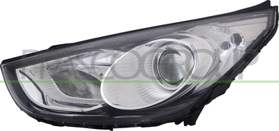 OPTICA IZQUIERDA H7+H7 ELECTRICA-SIN MOTOR
