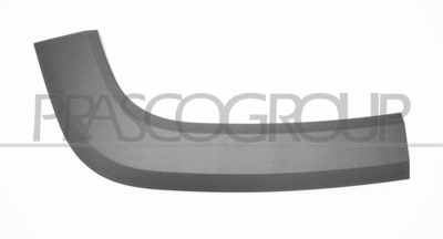 CERCO ALETA TRASERO IZQUIERDO-NEGRO GRANDULADO-CON CLIPS-CON BIADHESIVO