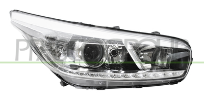 OPTICA DERECHA H7+H7+H7 ELECTRICA-CON MOTOR-CON LUZ DIURNA-LED-NEGRA