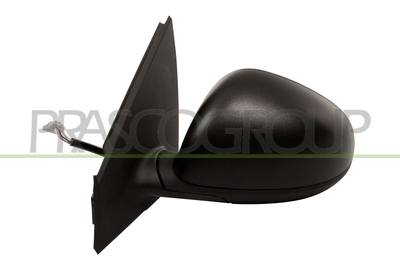 ESPEJO DERECHO ELECTRICO-NEGRO-CONVEXO/CROMADO-MOD. 06/2010 >