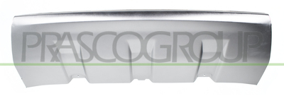 SPOILER CENTRAL PARACHOQUES DELANTERO PLATA MOD. PRESTIGE