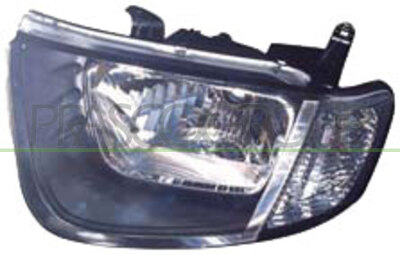 OPTICA IZQUIERDA H4 ELECTRICA-SIN MOTOR-PILOTO BLANCO CABINA SIMPLE