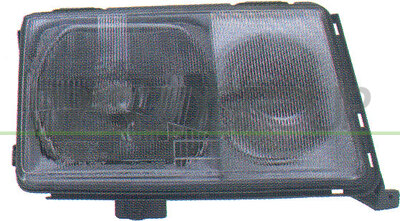 OPTICA IZQUIERDA H4+H3 NEUMATICO