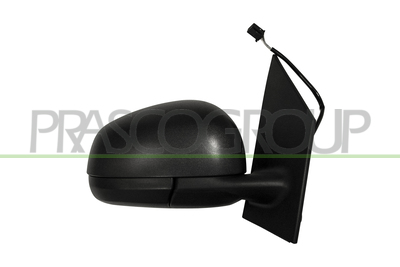 ESPEJO DERECHO ELECTRICO-NEGRO-TERMICO-CON SONDA-CONVEXO-7 PINES