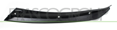 SPOILER DERECHO PARACHOQUES DELANTERO-NEGRO/BRILLANTE MOD. A43 AMG