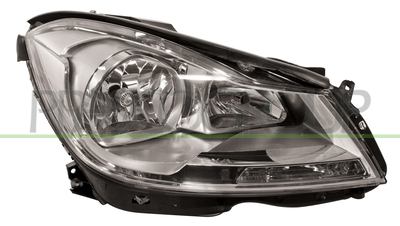 OPTICA DERECHA H7+H7 ELECTRICA-CON MOTOR-CROMADA