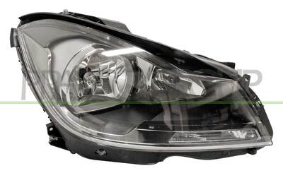 OPTICA DERECHA H7+H7 ELECTRICA-CON MOTOR-NEGRA