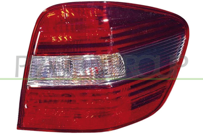 GRUPO OPTICO TRASERO IZQUIERDO ROJO/BLANCO BASE NEGRA MOD. SPORT