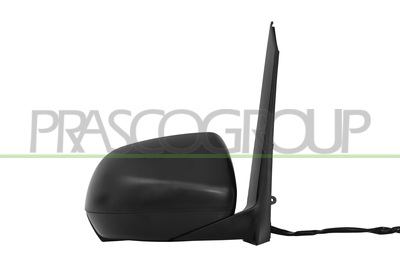 Espejo derecho electrico-negro-termico-asferico/cromado-5 pines