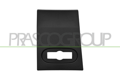 MOLDURA PILAR DERECHO-NEGRA-GRANULADO-CON CLIPS DE FIJACION-CON AGUJERO LUZ DE GALIBO