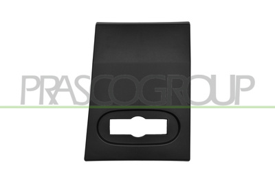 MOLDURA PILAR IZQUIERDO-NEGRA-GRANULADO-CON CLIPS DE FIJACION-CON AGUJERO LUZ DE GALIBO