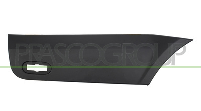 MOLDURA ALETA TRASERA DERECHA-PARTE TRASERA-NEGRA-GRANULADA-CON CLIPS-CON AGUJERO LUZ DE GALIBO MOD. PASO LUNGO