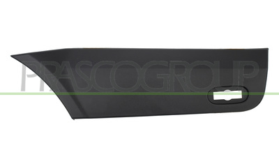 MOLDURA ALETA TRASERA IZQUIERDA-PARTE TRASERA-NEGRA-GRANULADA-CON CLIPS-CON AGUJERO LUZ DE GALIBO MOD. PASO LUNGO